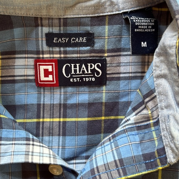 BUNDLE 2 Men Short Sleeve Shirts 1 Chaps 1 Columbia Size Medium - Picture 2 of 4